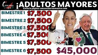 7 MIL 500 X 6 BIMESTRES ¡Aumento Pensión Bienestar Adultos Mayores!  ¡Avisos Bienestar última hora!