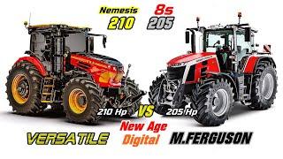 Versatile NEMESIS 210 VS M.Ferguson 8S 205 [Innovations/Power/Size/Performance Comparison] #Digital