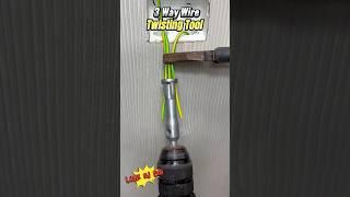 3 Way Wire Twisting Tool - 3x Faster Wiring with 1 Simple Tool