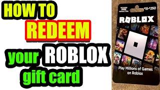 HOW TO use your ROBLOX Gift Card!