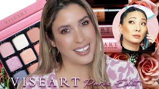 VISEART PARIS EDIT Eyeshadow Palette MICHELE WANG Collab Review Swatches Valentines Divine Rose PMG