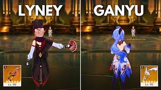 Lyney vs Ganyu !! Who is the Best CA DPS? [ Genshin Impact ]