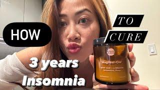 #health Update I How I cure 3 years insomnia? MOON JUICE/ Magnesi-Om #review #insomnia #sleep