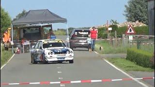Ypres Rally 2024 - SS1: Vleteren 1 - all cars (raw footage) - mistakes Dekeyser & Verhaeghe