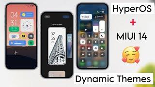 Xiaomi HyperOS Official Theme | Dynamic + Animation Themes - Control centre Supported in HyperOS 