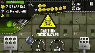 HILL CLIMB RACING: Using the Hot Rod on the Nuclear Base