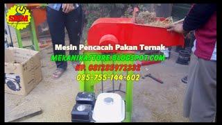 Mesin Cacah Pakan ternak - Chopper Pencacah Rumput Gajah, Tebon, Janggel, Jerami