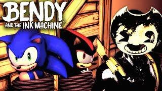 Sonic & Shadow Play Bendy And The Ink Machine - (CHAPTER 2)