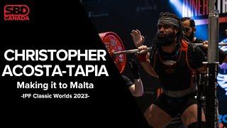 Christopher Acosta-Tapia - Making it to Malta - IPF Classic Worlds 2023