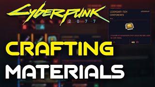 Cyberpunk 2077 Crafting Legendary Materials Glitch - HOTFIX 1.06
