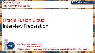 Oracle Fusion Interview | HCM Questions and Answers | Placement | Q&A Explanation as Professional