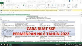 Cara Membuat SKP PNS dan PPPK Menurut Permenpan 6 Tahun 2022 Untuk Semua Profesi