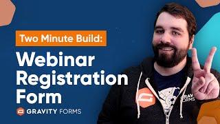 Create a Webinar Registration Form in Two Minutes