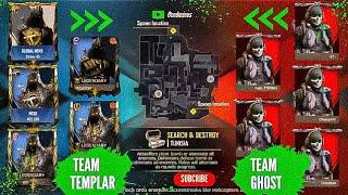 5 Templars in one lobby | crazy gameplay with templar | Templars Vs ghosts | #codm #callofdutymobile