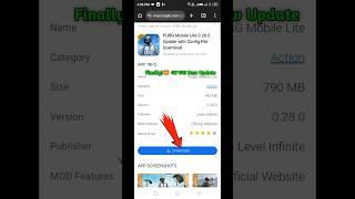 Finally Pubg Lite New Update| How To Download New Update  | Pubg Lite New Update Today #shorts