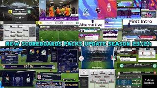 NEW SCOREBOARDS PACKS UPDATE SEASON 23/24 || ALL PATCH COMPATIBLE || REVIEWS GAMEPLAY