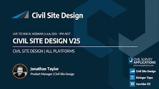 Webinar | Civil Site Design V25