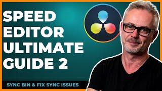 Speed Editor Tutorial & FIX SYNC ISSUES in Cut Page [PART 2] for Beginners by a PRO.