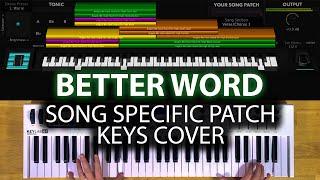 Better Word MainStage patch keyboard cover- Leeland