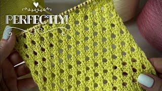 РОСКОШНАЯ СЕТКА: КУЧИНЕЛЛИ ОТДЫХАЕТ!  BEAUTIFUL KNITTING PATTERN