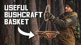 Alone MAN bushcraft in the wild, survival from Kirill Multitool