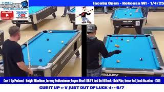 Jacoby Open Team Event - Cue It Up Podcast V Just Out of Luck - 1/4/25