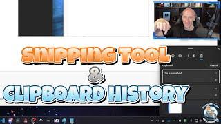 Windows Snipping Tool and Clipboard History