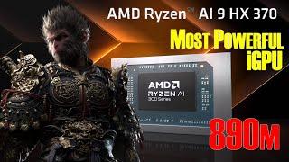 AMD Ryzen AI 370 with 890m iGPU  - Black Myth Wu Kong