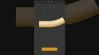 Bend Object in Blender #tutorial  #tips  #blender  #3d  #b3d  #learning