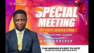 SPECIAL MEETING || LIGHT NATION PORT HARCOURT