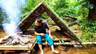 Latest Video - Making A Unique Bamboo House On The Stream | Sumatra's Instincts