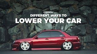 Different Ways To Lower Your Vehicle