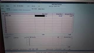 How to entered sale in BUSYWIN ACCOUNTING SOFTWARE