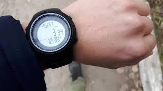 Часы с шагомером SKMEI 1295 Sports Watches Pedometer . Waterproof Watch