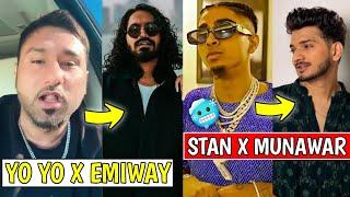 Mc Stan X Munawar Faruqui  ? & Change Baio !! Yo Yo Honey Singh X Emiway Bantai ||