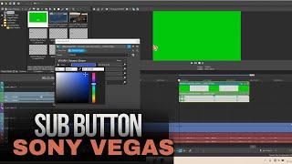 How to add subscribe button Sony vegas pro | green screen fix