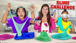 Blindfold Slime Challenge ft/ Mrs. Bench