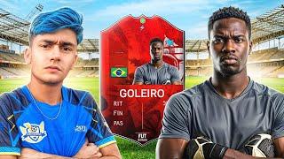 DESAFIO DA CARTINHA DO FIFA COM GOLEIRO PROFISSIONAL!