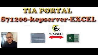 TIA PORTAL: S71200-kepserver-EXCEL