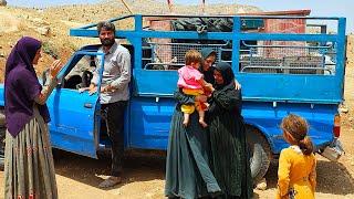 In the Footsteps of Resilience: Nilofar and Little Diana's Nomadic Journey 