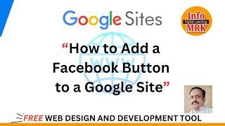 How to Add a Facebook Button to a Google Site #infomrk #lis