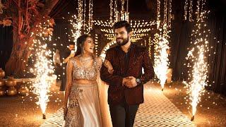 Most Beautiful Couple Entry For Sangeet | Best Sangeet Entry | Bride & Groom Entry |