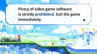 Super Mario Bros. Wonder - Anti-Piracy Screen