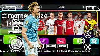 eFootball PES 2024 PPSSPP Android Update Winter Lastest Transfer New Tim Eropa & Liga Arab Saudi