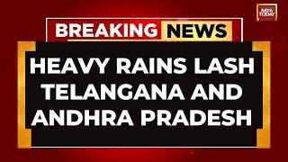 Heavy Rain, Floods, Landslides Batter Andhra, Telangana On Alert | India Today News