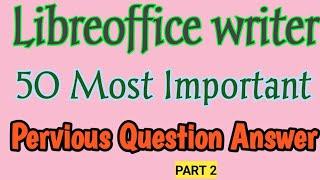 CCC LibreOffice writer : O level LibreOffice Important Question | CCC Exam Preparation | CCC Course