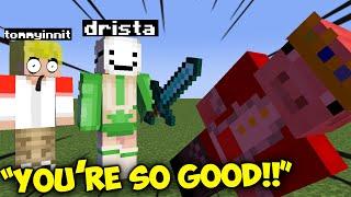 So Tommyinnit Played Bedwars With DRISTA!! [Dream's sister]