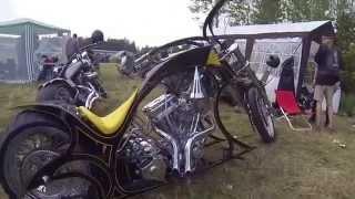 Custom Bike Show 2014, Norrtälije SE. "Kрасивые мотоциклы"