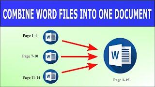 Combine Word Documents into One | Combine Word Documents Without Losing Formatting | Combine Word