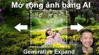 38. Mở rộng ảnh trong Photoshop bằng Generative Expand AI